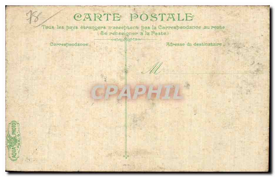 Versaille - Les Jardins En attendant les grandes eaux - CPA — Verso