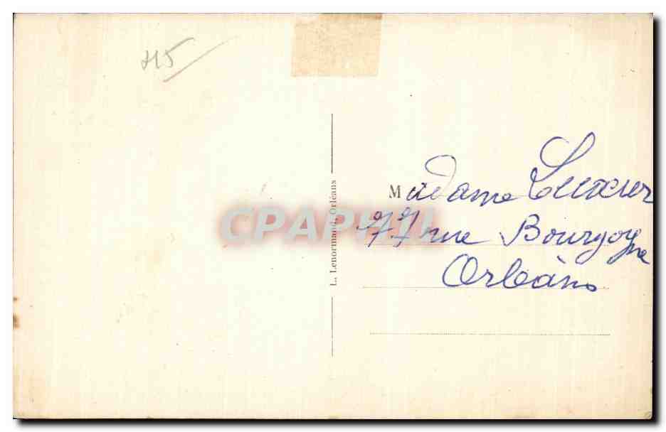Orleans - Ancien Hotel de Quoi - Le Jardin - 77 rue de Bourgogne - CPA — Rückseite