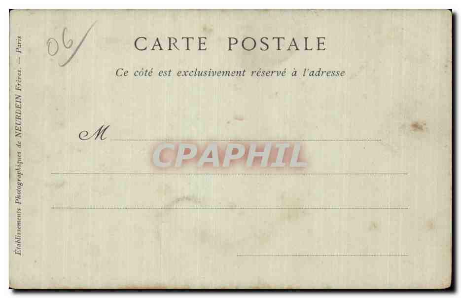 Nice - L Hotel et la Promenade des Anglais - CPA — Rückseite