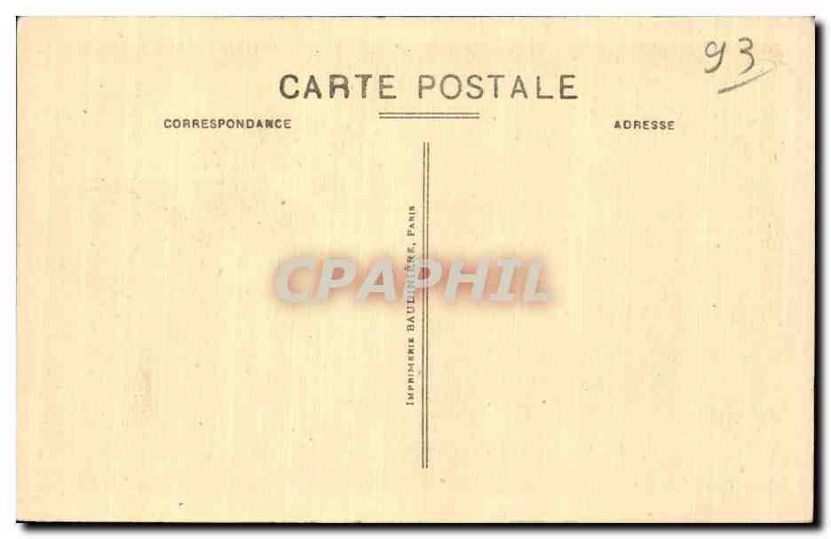 Saint Denis - Pharmacie de l Ancien Hotel Dieu - CPA — Rückseite