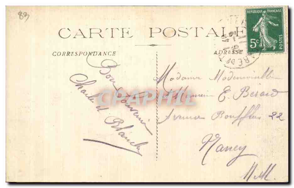 Toulon - Le Théâtre — éditeur F. P. Toulon, n° 77 — Reverso