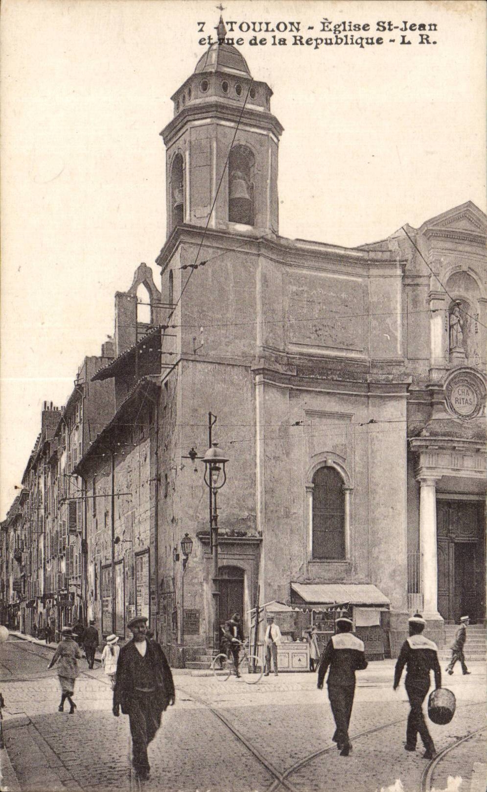 Toulon - Eglise Saint Jean - Rue de la Republique - CPA