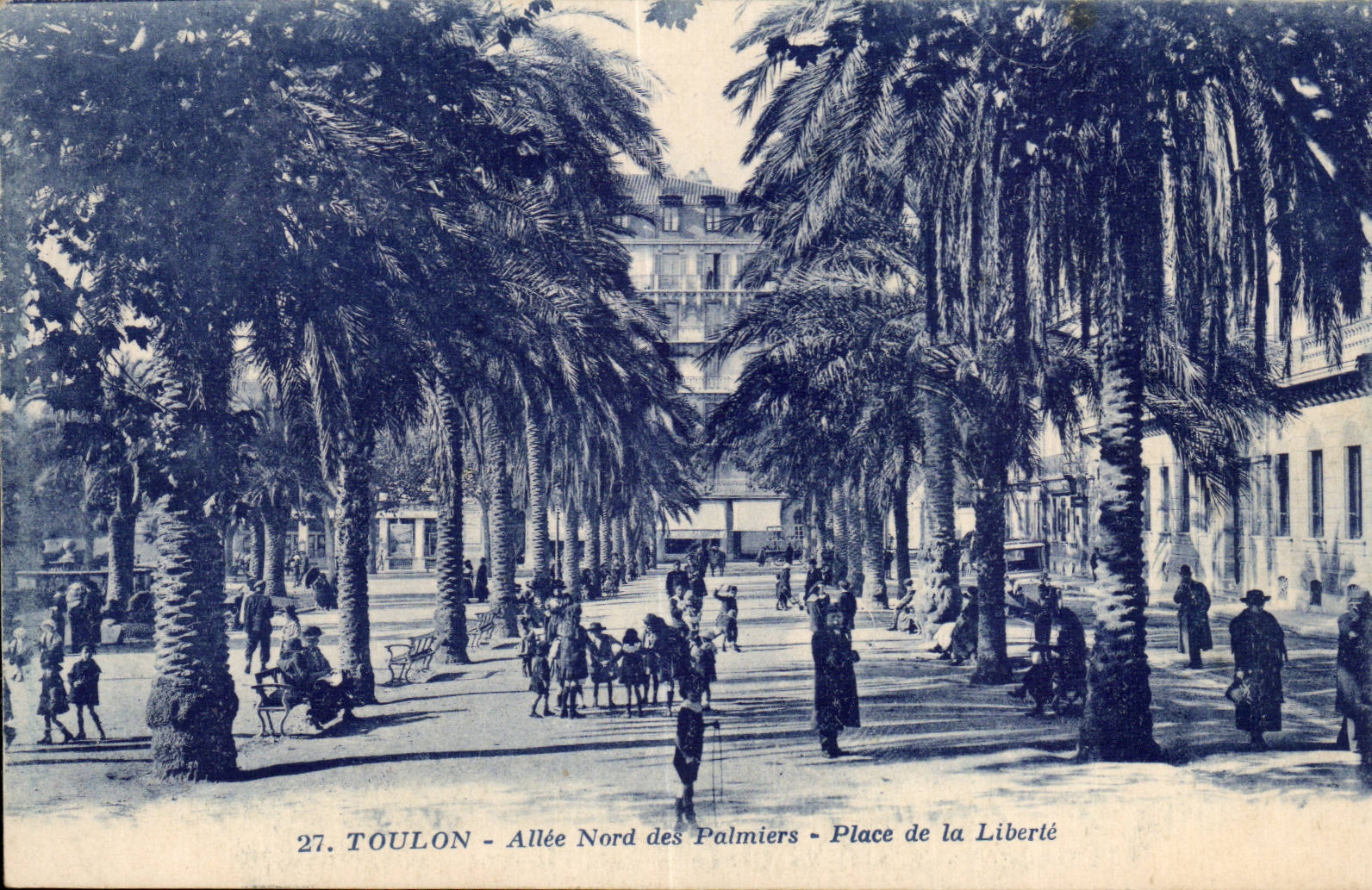 Toulon - Allée Nord des Palmiers - Place de la Liberté — G. Art, éditeur, Nantes