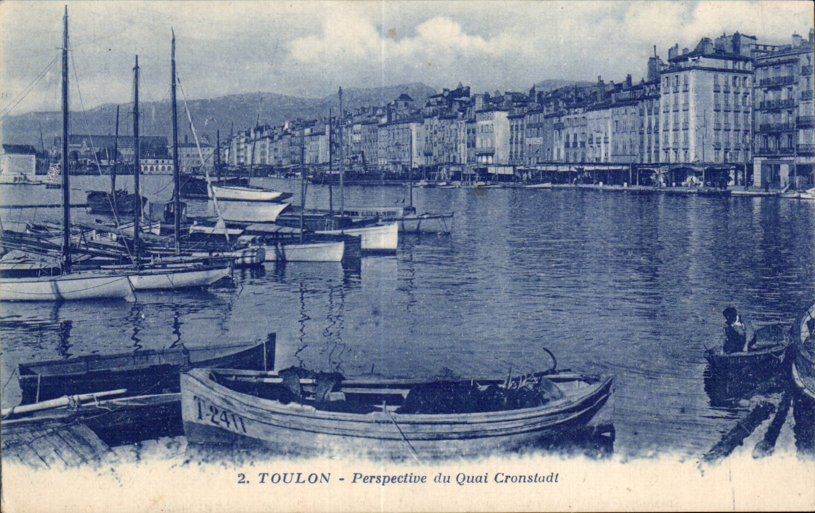 Toulon — Perspective du Quai Cronstadt — G. Artland, éditeur, Nantes