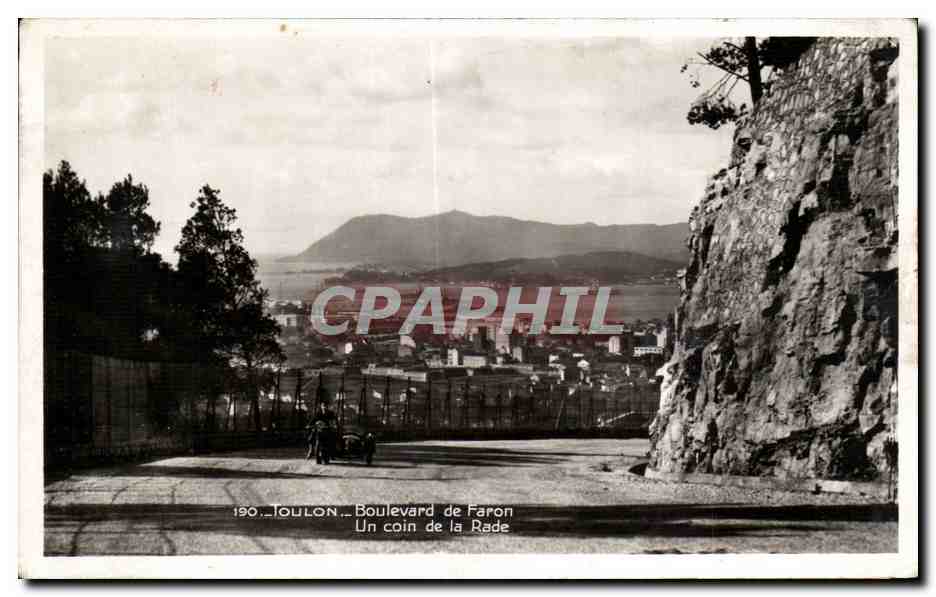Toulon - Boulevard de Faron - Un Coin de la Rade - CPA