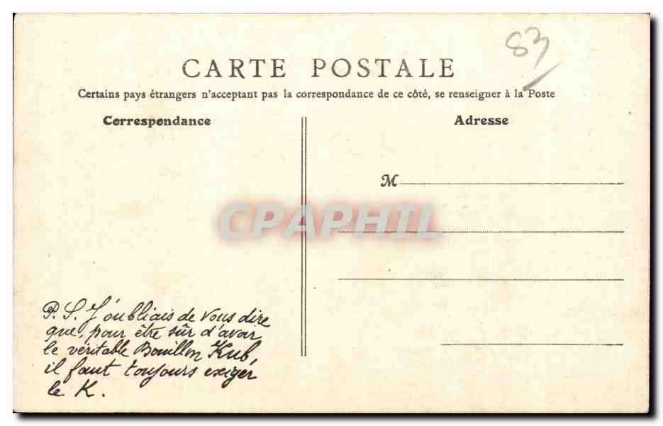 Toulon (Var) — Torpilleur de la Défense Mobile — B. F., Paris — Verso