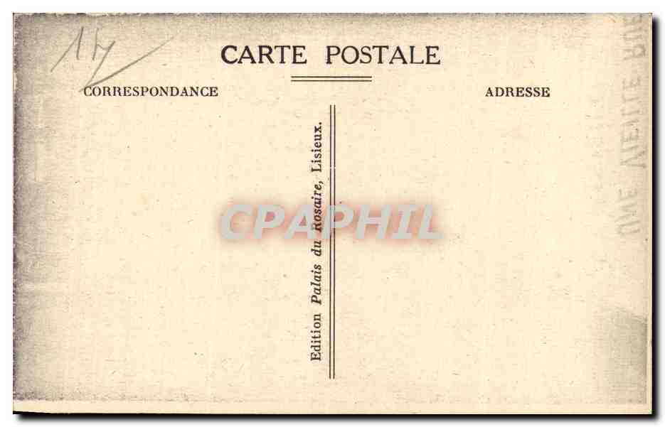 Lisieux - Une Vieille Rue - CPA — Verso