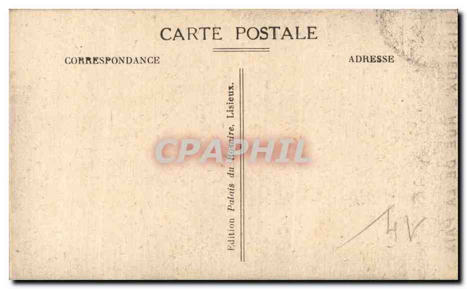 Lisieux - Rue de la Paix - CPA — Verso