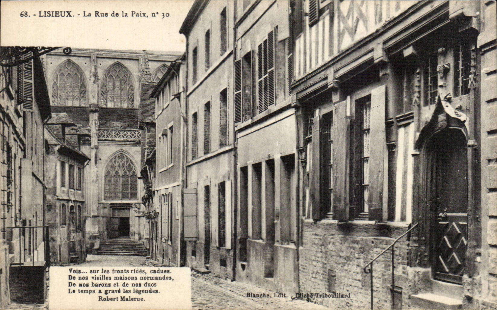 Lisieux - La Rue de la Paix - CPA