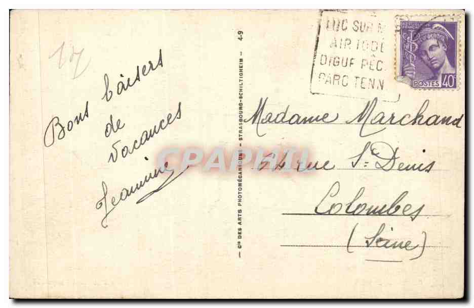 Luc sur Mer - Stade d education physique - CPA — Verso