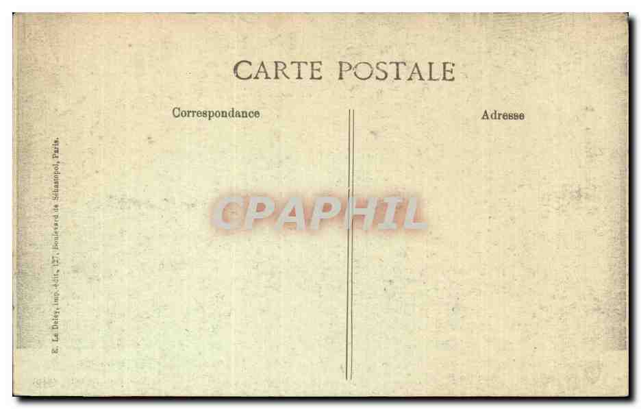 CPA Guerre de 1914 Militaria Verdun bombarde Rue du Piny — Rückseite