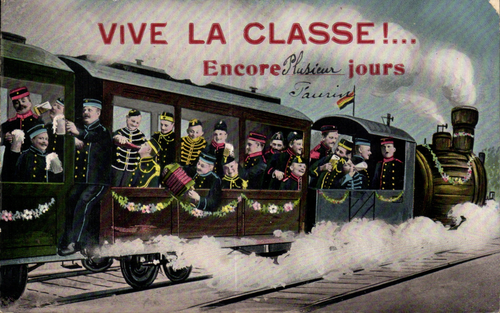 Vive la classe!... Encore plusieurs jours — Taurin