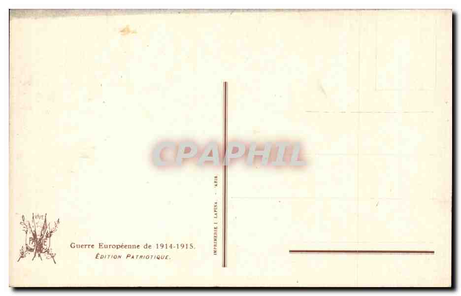 CPA Militaria Bataille des Flandres Flechissement des masses allemandes — Rückseite