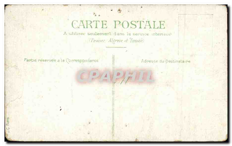 CPA Militaria Un secours  — Verso