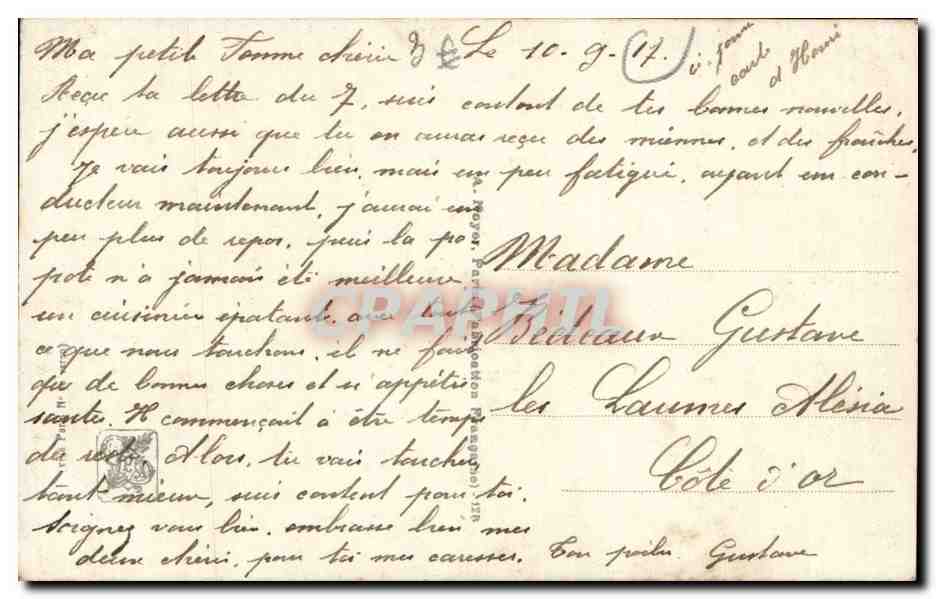 CPA Militaria Salon de la guerre Verdun La Fournaise — Rückseite