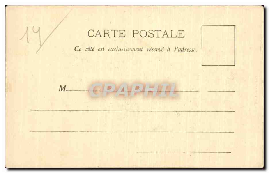 Poul, Villiers-sur-Mer — vista de la playa y de los edificios — editor desconocido — Reverso