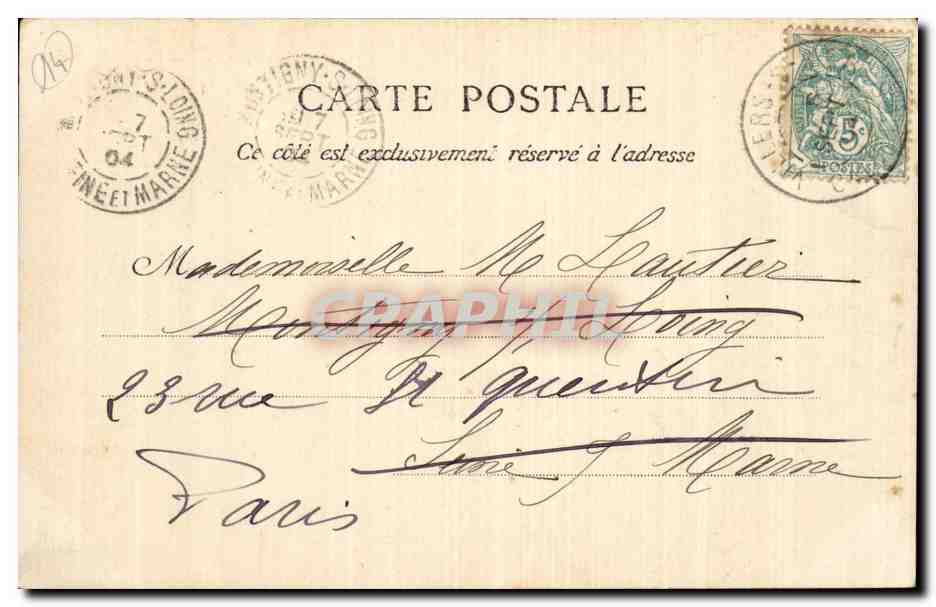 Villers sur Mer - Le Casino - CPA  — Rückseite