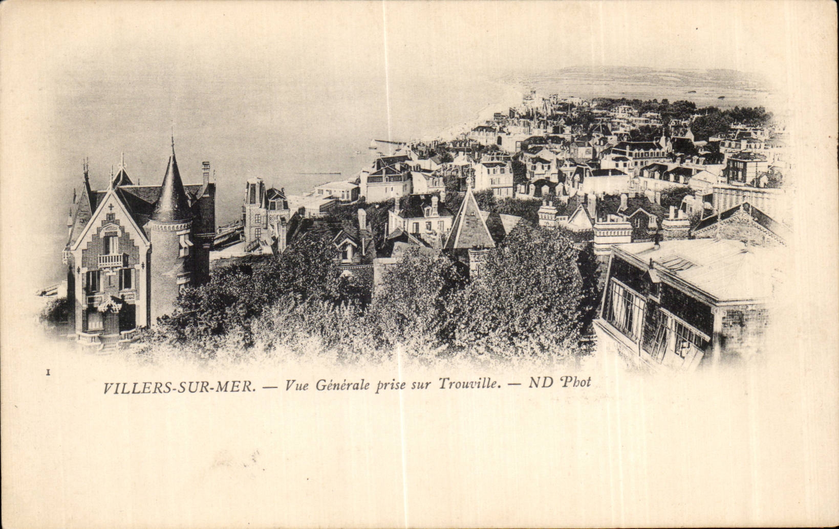 Villers-sur-Mer — Allgemeiner Blick von Trouville — ND Phot