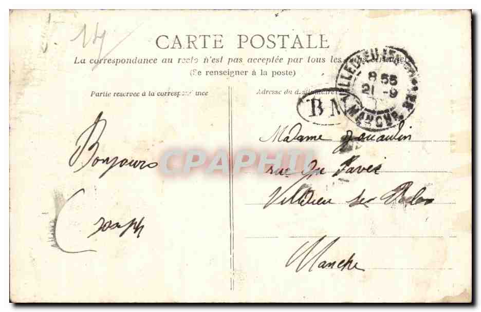 Villers sur Mer - Notre Dame - CPA  — Verso