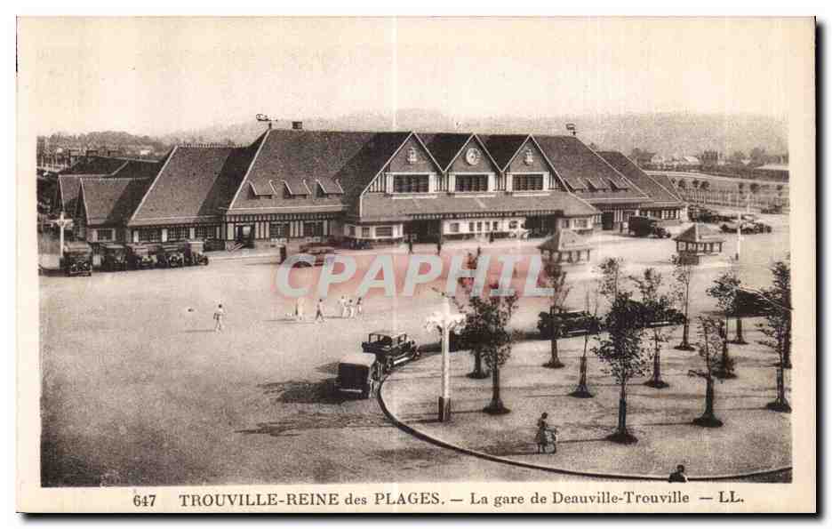 Trouville - La Gare de Deauville Trouville - CPA 