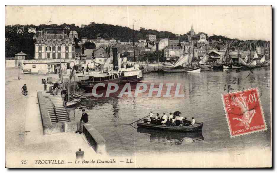 Trouville — Le Bac de Deauville — LL. n°75