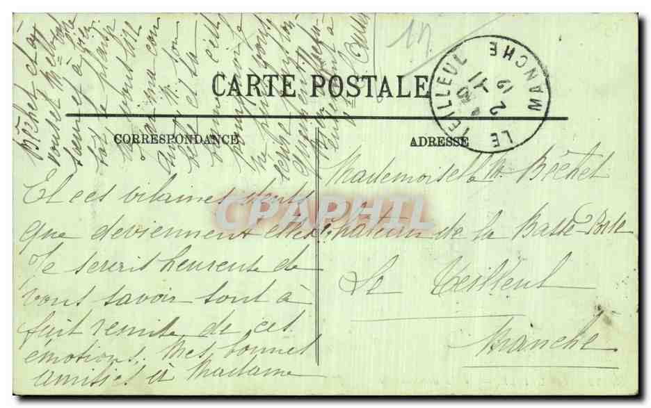 Trouville — Le Bac de Deauville — LL. n°75 — Verso