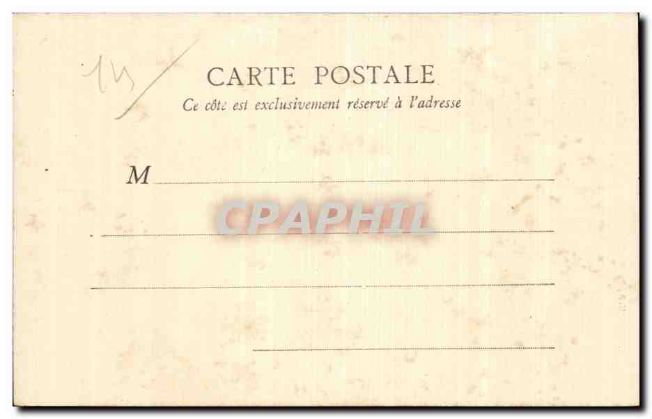 Trouville - La Cote des Roches Noires - CPA  — Verso