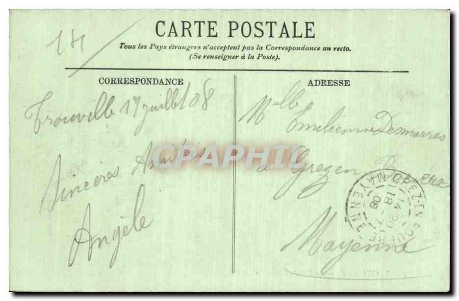 Rouville — Le Bac de Drauville — LL. — Verso