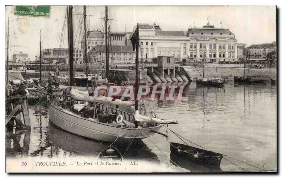 Trouville — Le Port et le Casino — LL.