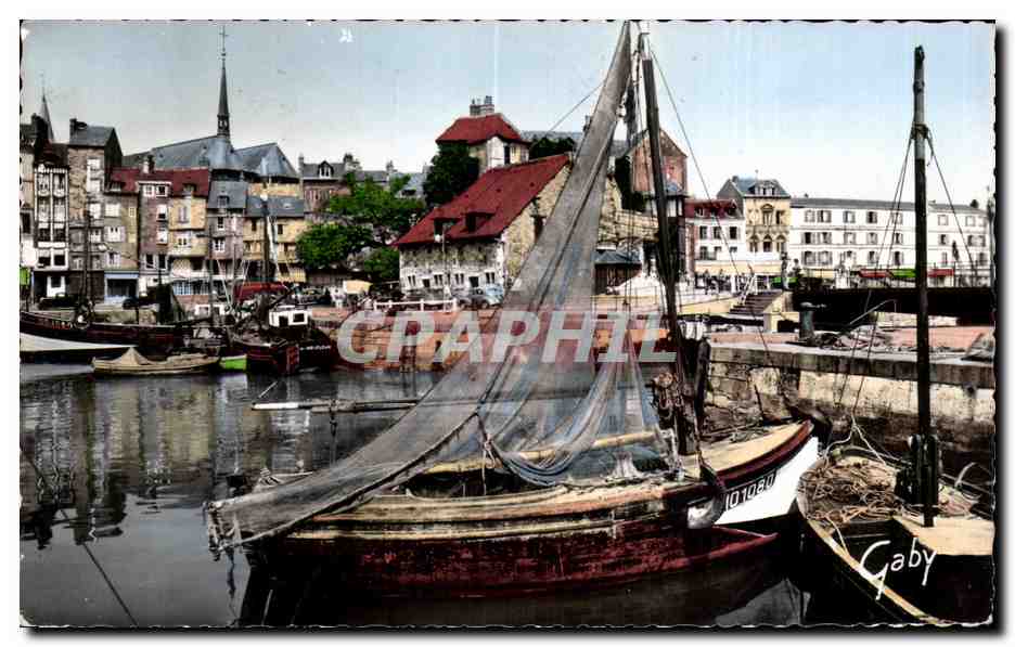 Honfleur — Le Vieux Bassin et la Lieutenance — Editions Gaby