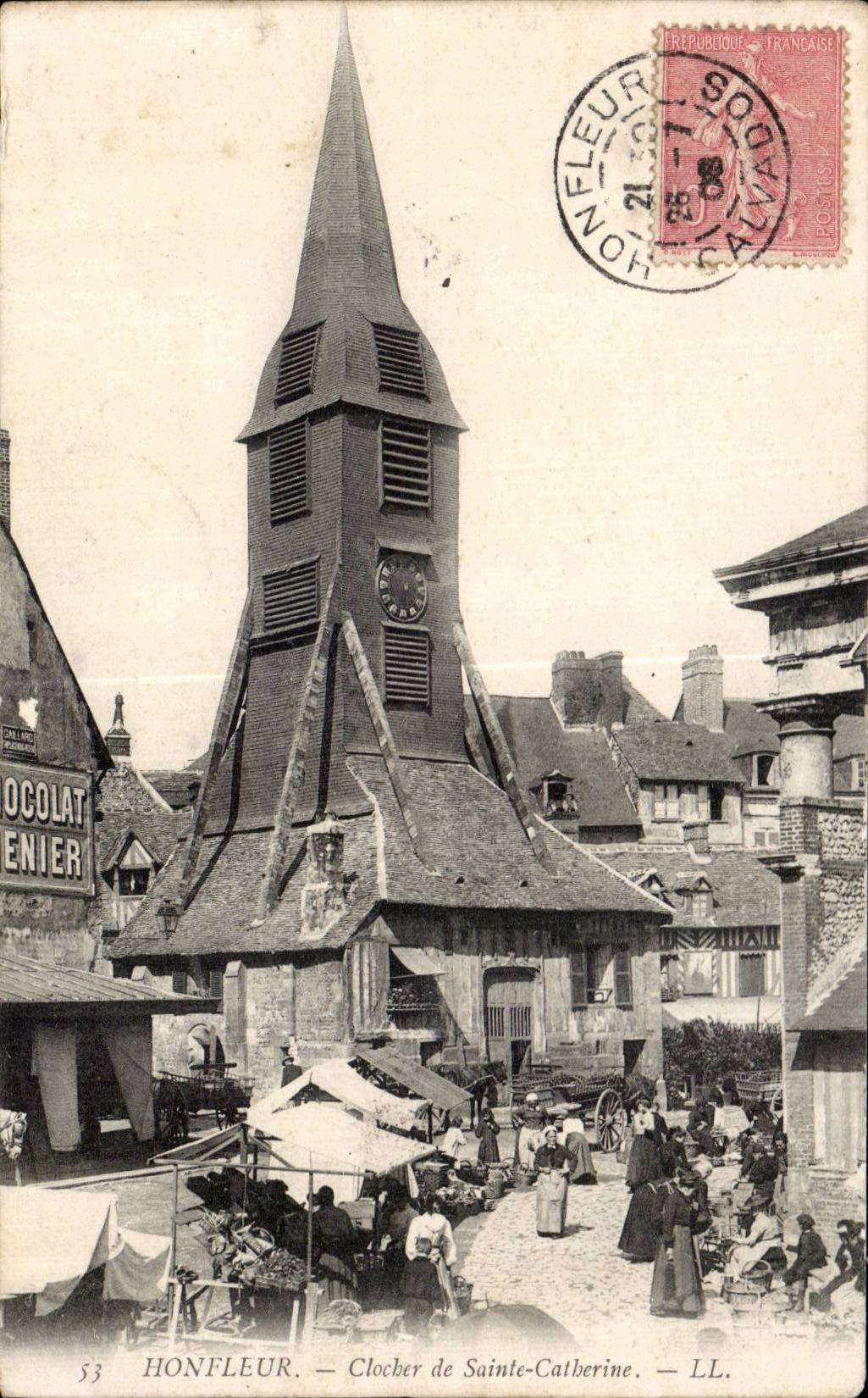 Honfleur — Clocher de Sainte-Catherine — LL. n°53