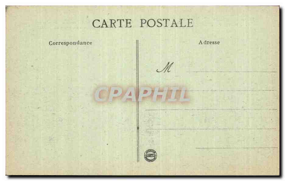 CPA Militaria Bouchavesnes ce qui reste du moulin — Back