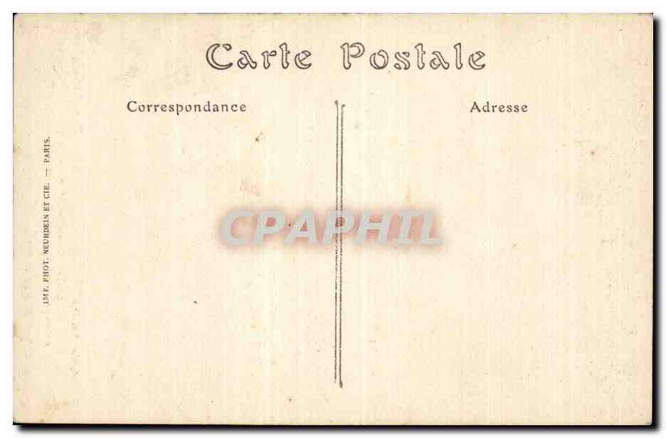 CPA Militaria Ypres La rue au beurre avant et apres le bombardement  — Rückseite