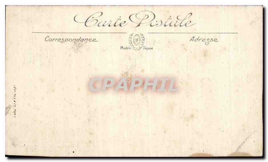 CPA Militaria Bitschwiller La mairie apres le bombardement  — Rückseite