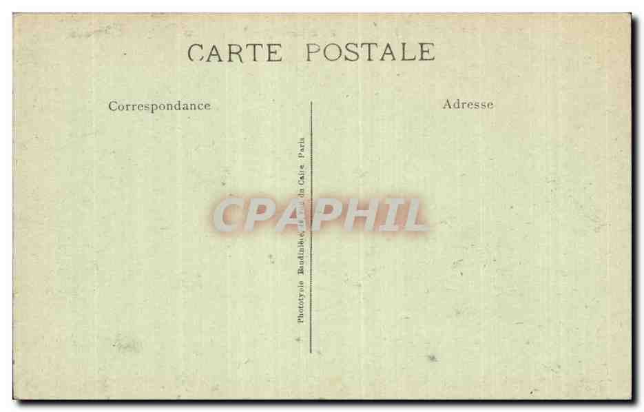 CPA Militaria Champagne Ruines de la ferme de Moscou — Rückseite