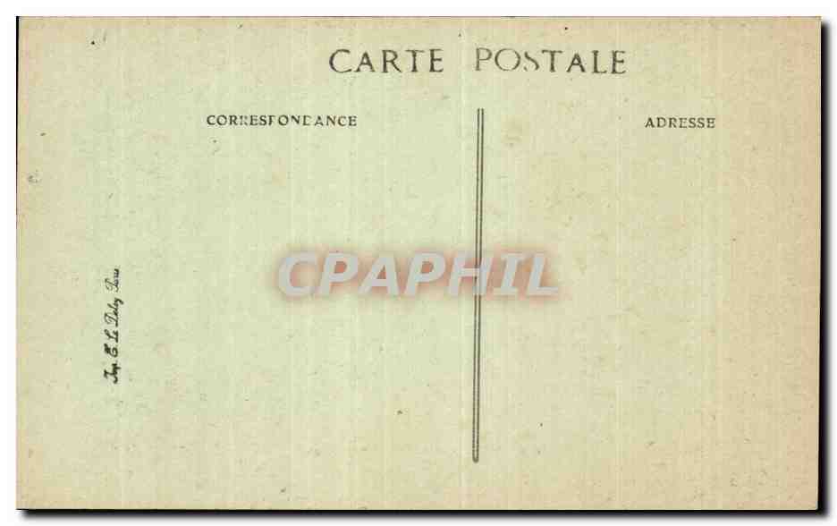 CPA Militaria Chavonne Les ruines — Rückseite