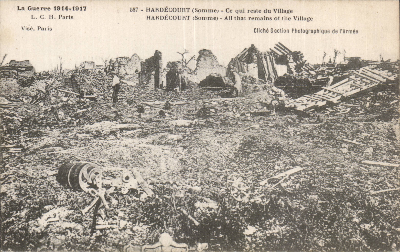 Hardécourt (Somme) — Ce qui reste du Village — L.C.H. Paris, n°587