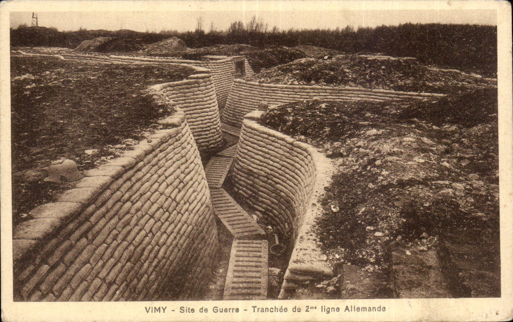 Vimy - Site de Guerre - Tranchée de 2ème ligne Allemande