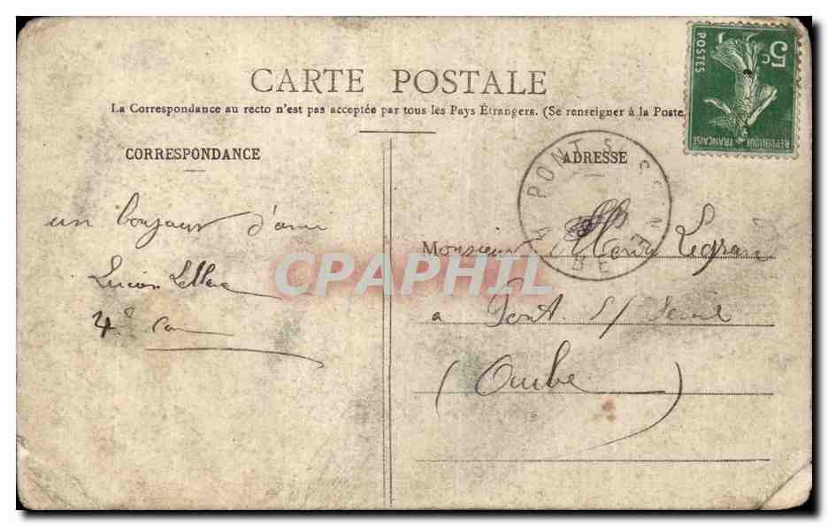CPA Militaria La journee du soldat La corvee de Quartier — Rückseite