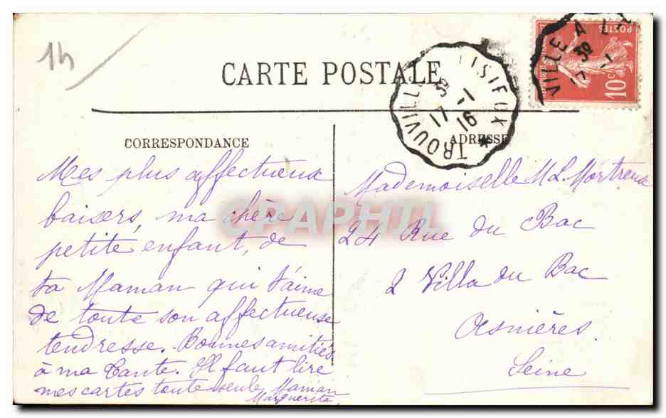 Deauville — Le Casino et le Royal-Hôtel — LL — Verso