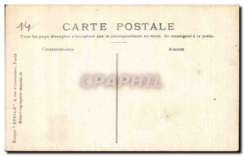 Avranches — La route de Granville — E. Debón — Rückseite