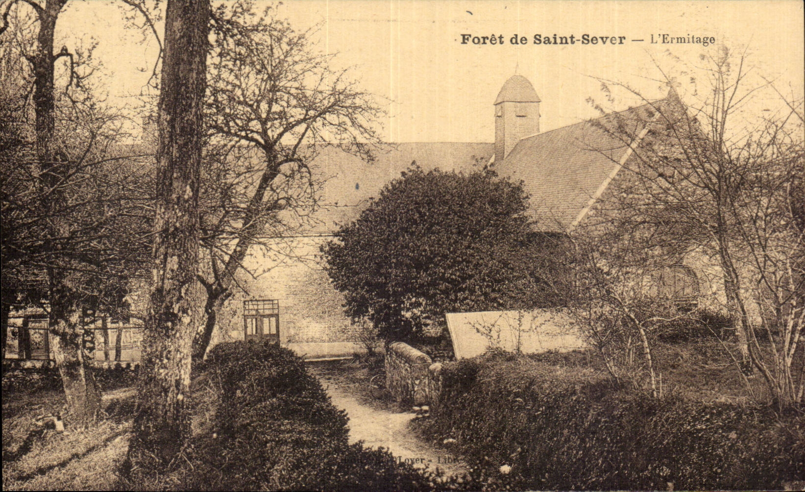 CPA Foret de St Sever L ermitage