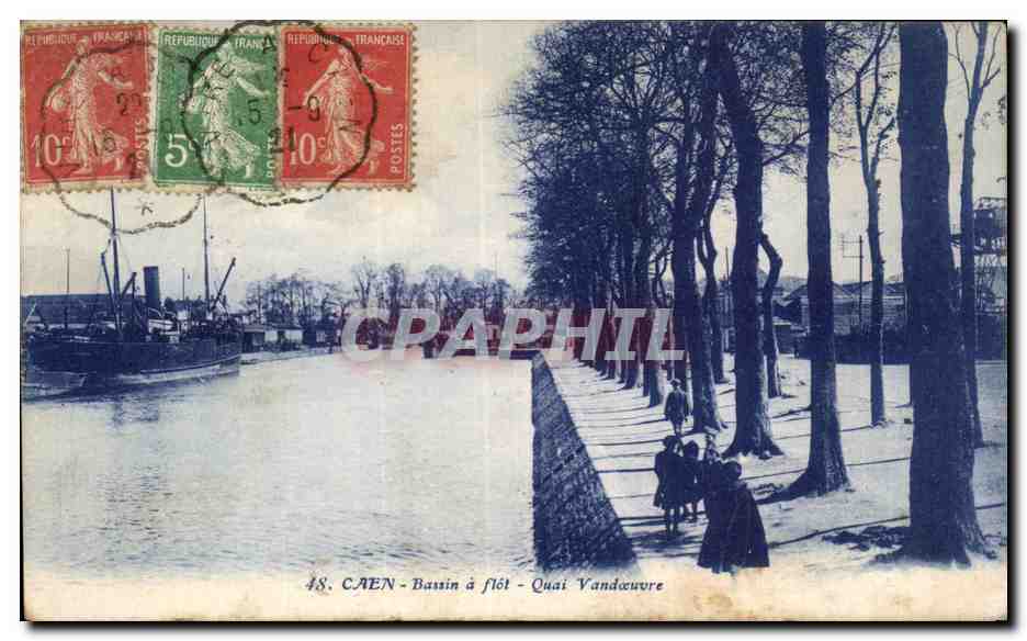 Caen - Bassin à flot - Quai Vandœuvre