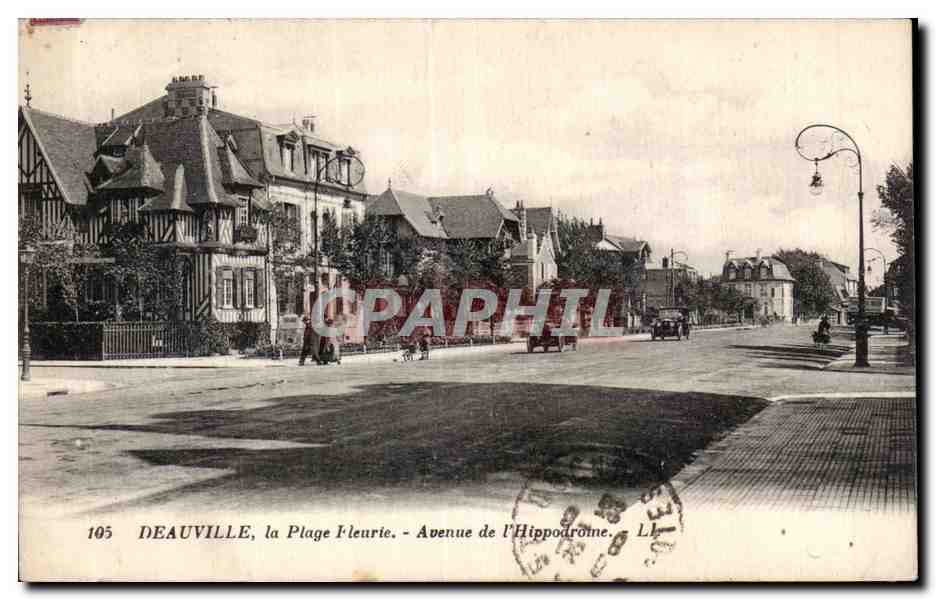 Deauville, la Plage Fleurie - Avenue de l'Hippodrome — L.L. Éditeur