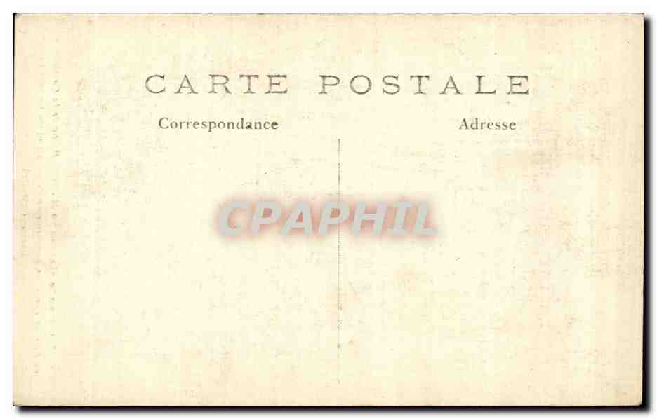 CPA Militaria Partie de la cathedrale de Reims apres les bombardements — Verso