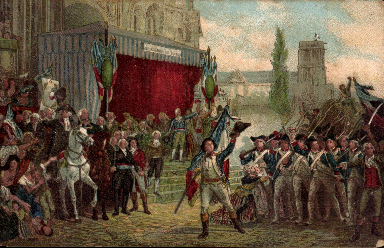 CPA Revolution Revolution soldats pres a l attaque