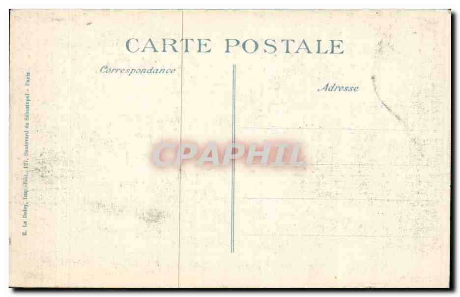 CPA Militaria Anvers Coin des rues du peuple et des gueux apres le bombardement  — Rückseite