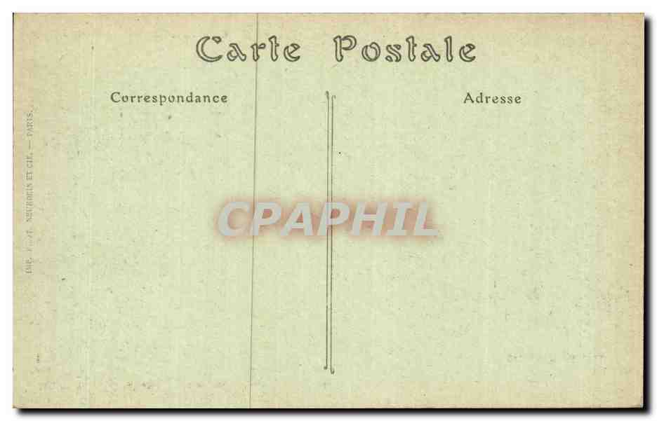 CPA Militaria Bataille de la Marne Le village de Montceau apres le bombardement par les Allemands — Rückseite