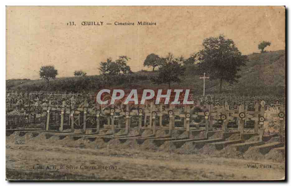 Guilly — Cimitero Militare — Coll. A. G. R. Serie Guerra 1914-1917