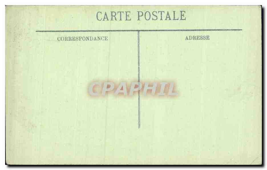 Rue de la Gabelle à Reims — dévastation pendant la Première Guerre mondiale — cliché M. Lavergne, Reims — Rückseite